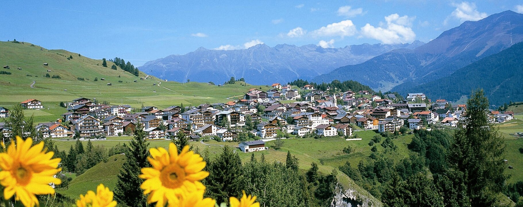 Village view of Serfaus in summer | © Foto Mayer, Serfaus