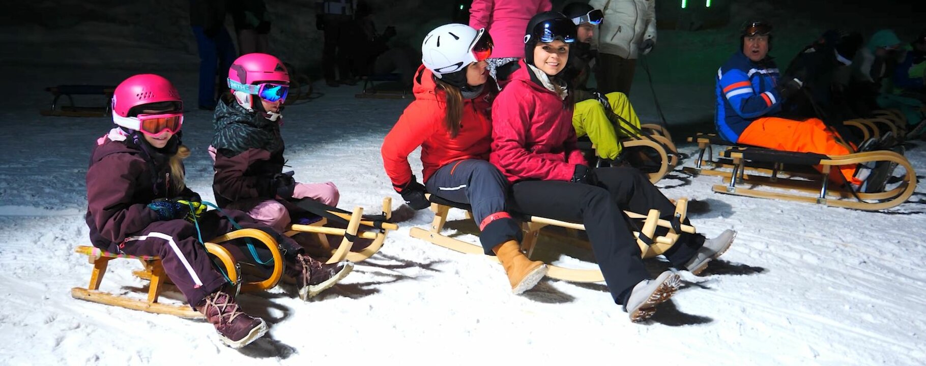 Der Rodel- und Fondueabend in Serfaus Fiss Ladis findet immer am Donnerstag statt | © Serfaus-Fiss-Ladis Marketing GmbH