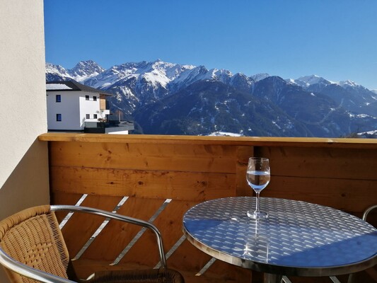 Blick auf die Berge