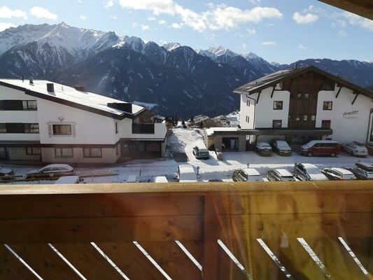 Aussicht vom Schlafzimmer-Balkon