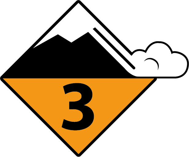 Avalanche danger level 3